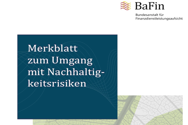 2019-12-20 BaFin Merkblatt final Nachhaltigkeitsrisiken Titel